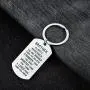 BESPMOSP Brother Inspirational Gift You are Braver Than You Believe Pendant Necklace/Keychain Gift for Brother
