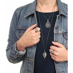 Paz Creations .925 Sterling Silver Leaf Necklace, Made in Israel