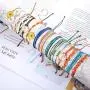 JOERICA 18 Pcs VSCO Braided Bracelet Wax Wave Strand Adjustable Friendship Bracelet Set Beach Shell Surf Wrap Bracelet Boho Handcrafted Jewelry for Women Men JOERICA 18 Pcs VSCO Braided Bracelet Wax Wave Strand Adjustable Friendship Bracelet Set Beach Shell Surf Wrap Bracelet Boho Handcrafted Jewelry for Women Men