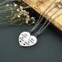 Jovivi Silver Tone Alloy BFF Necklace for 2-5 Best Friends Matching Heart Pendant Friendship Necklaces Women Girl Jewelry Gift Jovivi Silver Tone Alloy BFF Necklace for 2-5 Best Friends Matching Heart Pendant Friendship Necklaces Women Girl Jewelry Gift