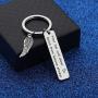 WUSUANED Memorial Gifts Your Star Will Shine Down from Heaven Always Keychain Sympathy Gift in Memory of Loved One Jewelry