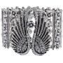 Hiddlston Nativity Crystal Christmas Blessing Guardian Angel Wing Feather Biker Jewelry Custom Stretch Arm Sleeve Wrap Multi-Layer Cuff Bracelet Chain for Women Teen Girls Bangle Ornaments Costume