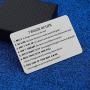 WUSUANED Motivational Gift 7 Rules of Life Quote Wallet Insert Card Inspirational Quote Jewelry Encouragement Gift