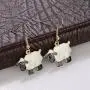CutieJewelry Sheep Lamb Animal Cute Dangle Jewelry Charm Earrings For Women Teens Girls Ladies CutieJewelry Sheep Lamb Animal Cute Dangle Jewelry Charm Earrings For Women Teens Girls Ladies