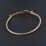 SENFAI Mama and Her 3 Children Family Bangle bracelet for Mom and Daughter Triplets (Elephant, stainless-steel)