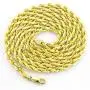 Nuragold 10k Yellow Gold 5mm Rope Chain Diamond Cut Pendant Necklace, Mens Womens Lobster Lock 20'' 22'' 24'' 26'' 28'' 30'' Nuragold 10k Yellow Gold 5mm Rope Chain Diamond Cut Pendant Necklace, Mens Womens Lobster Lock 20'' 22'' 24'' 26'' 28'' 30''