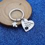 WUSUANED Autism Teacher Gift Just A Different Operating System Autism Awareness Keychain Puzzle Piece Charm Jewelry Gift for Teacher Educator