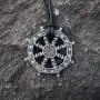 Dharma Wheel of Life Samsara Buddhist Amulet Pendant Talisman