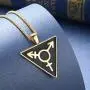 beautlace LGBT Necklaces/Stud Earrings/Set Silver/18K Gold/Black Gun Plated Triangle Pendant Gay & Lesbian Pride Jewelry Set for Men and Women beautlace LGBT Necklaces/Stud Earrings/Set Silver/18K Gold/Black Gun Plated Triangle Pendant Gay & Lesbian Pride Jewelry Set for Men and Women