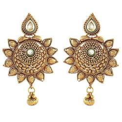Royal Bling Bollywood Style Party Wear Traditional Indian Jewelry Jhumki Jhumka Earrings for Women