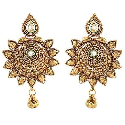 Royal Bling Bollywood Style Party Wear Traditional Indian Jewelry Jhumki Jhumka Earrings for Women