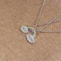 Best Friend Necklace for 2, AILUOR Rainbow Cloud Stitching Best Friends Pendant Necklace BFF Teen Forever Friendship Birthday Gifts for Women Girls Teens