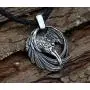 GuoShuang Norse Vikings OdinS Ravens Pendant Necklace Huginn And Muninn Jewelry