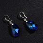 Crystal Teardrop Earrings for Women - Elegant Bling Color Changing Cubic Zirconia Rhinestone CZ Wedding Bridal Hook Dangle Drop Earring Party Prom Earrings for Girls Bride Bridesmaids Gift Fashion Costume Jewelry