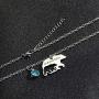 BlinkingSoul Mama Bear Necklaces Pendant Mommy Mom Mother Birthstone Jewelry for Women Girls