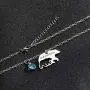 BlinkingSoul Mama Bear Necklaces Pendant Mommy Mom Mother Birthstone Jewelry for Women Girls