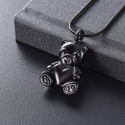 Cremation Jewelry for Ashes Always in My Heart Urn Necklace Panda Memorial Keepsake Pendant for Pet/Human