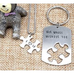 O.RIYA Not Whole Without You/Youre My Person Necklace Stainless Steel Necklace Jewelry, Valentines Day, Bridesmaid Gift, Thank You Gift, Wedding Gift, Gift for Friends