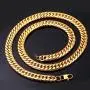 U7 Men Stainless Steel Franco Chain Curb Link Hip Hop Chunky Necklace Costume Jewelry 6MM 9MM 12MM Thick, Length 18-36 Inch, Silver Black Gold Color,Gift Packed