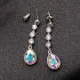 Swarovski Crystal Teardrop Dangling Earrings for Women 14K Gold Plated Hypoallergenic Long Drop Tassel Earring Swarovski Crystal Teardrop Dangling Earrings for Women 14K Gold Plated Hypoallergenic Long Drop Tassel Earring