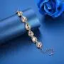 mecresh Flower Teardrop Earring and Bracelets Silver/Gold/Champagne Bridal Jewelry Sets for Women mecresh Flower Teardrop Earring and Bracelets Silver/Gold/Champagne Bridal Jewelry Sets for Women