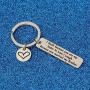 WUSUANED Sister/Brother in Law Keychain I Smile Because Youre My Sister/Brother in Law Wedding Gift for Bride Groom