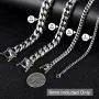 Jewelry Kingdom 1 Mens Necklace or Bracelet, 6MM Silver Cuban Link Chain for Mens Jewelry, Miami Chain Necklace for Women, High Polished 316L Stainless Steel(Length of 7-30inches) Jewelry Kingdom 1 Mens Necklace or Bracelet, 6MM Silver Cuban Link Chain for Mens Jewelry, Miami Chain Necklace for Women, High Polished 316L Stainless Steel(Length of 7-30inches)