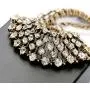Fun Daisy Grand UK Princess Kate Middleton Hot Gold Tone Rhinestone Fashion Necklace