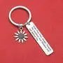 De&ai Inspirational Jewelry, Sunflower Lover Keychain Positive Gift for Friends Daughters De&ai Inspirational Jewelry, Sunflower Lover Keychain Positive Gift for Friends Daughters