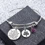 omodofo Birthstone Bracelet You Are Braver Than You Believe Charm Tree of Life Birthday Gift Jewelry for Girls Women