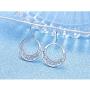 925 Sterling Silver Good Luck Irish Celtic Knot Drop Earrings Love Knot Dangle Earrings for Women Girls