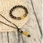 Thunaraz Feng Shui Black Obsidian Wealth Bracelet Necklace Set for Mens Women Pi Xiu Black Obsidian Amulet Bead Bracelet Good Lucky Wealthy Jewelry Thunaraz Feng Shui Black Obsidian Wealth Bracelet Necklace Set for Mens Women Pi Xiu Black Obsidian Amulet Bead Bracelet Good Lucky Wealthy Jewelry