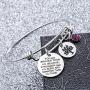 omodofo Birthstone Bracelet You Are Braver Than You Believe Charm Tree of Life Birthday Gift Jewelry for Girls Women