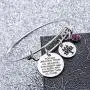 omodofo Birthstone Bracelet You Are Braver Than You Believe Charm Tree of Life Birthday Gift Jewelry for Girls Women