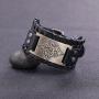 fishhook The Elder Scrolls Dragon Pterosauria Triquetra Pattern Bangle Wide Leather Bracelet