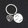 De&ai Spanish Teacher Appreciation Gift, Teachers in Spanish Apple Keychain, Enseña AMA Inspira Keychain