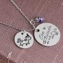 Luvalti “She Believed She Could So She Did” Round Pendant Necklace - Motivational Jewelry Gift - Family and Friends Jewelry