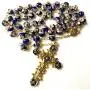 elegantmedical HANDMADE GOLD BLUE CLOISONNE ROSE BEADS ROSARY ITALY CROSS CRUCIFIX CATHOLIC NECKLACE BOX elegantmedical HANDMADE GOLD BLUE CLOISONNE ROSE BEADS ROSARY ITALY CROSS CRUCIFIX CATHOLIC NECKLACE BOX