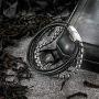 Speroto Mens Bracelets,Leather and Steel Bracelets, Chain Bracelets with Magnetic Clasp,Steel Bracelets for Men
