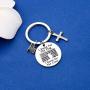 FAADBUK Patriotic Military Gift Patriotic Military Keychain I Stand for The Flag I Kneel for The Cross Jewelry Christian Gift Religious Jewelry