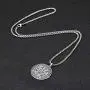 VASSAGO Gothic Sigil of Archangel Uriel Chain Necklace Engraving Talisman Amulet Angel Wide Choker Vintage Jewelry for Men VASSAGO Gothic Sigil of Archangel Uriel Chain Necklace Engraving Talisman Amulet Angel Wide Choker Vintage Jewelry for Men
