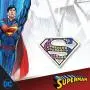 DC Comics Superman Jewelry for Women, Silver Plated Rainbow Crystal Pendant, 18'' Chain DC Comics Superman Jewelry for Women, Silver Plated Rainbow Crystal Pendant, 18'' Chain