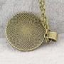 FM FM42 Sunflowers by Vincent Van Gogh Round Pendant Necklace (4 Styles)