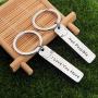 Zuo Bao Couple Keychain I Love You More/Not Possible Gift for Wife Husband Boyfriend Girlfriend Gift