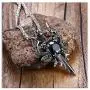 Xusamss Punk Titanium Steel Wing Dragon Crystal Pendant Sword Necklace,24inches Link Chain Xusamss Punk Titanium Steel Wing Dragon Crystal Pendant Sword Necklace,24inches Link Chain