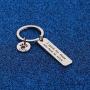 WUSUANED Animal Lover Gift I Speak for Those Who Have No Voice Keychain Vet Tech Jewelry Gift for Nurse Veterinarian Vet Student Veterinarian Assistant