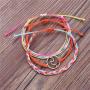 ZHEPIN 3PCS Braided Rope Bracelet Set Handmade Waterproof Wrap Bracelet Charm Woman Kids …