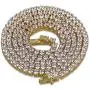 JINAO ICED Out 18K Gold Plated Iced Out Lab Simulated Diamond Classic Tennis Chain Necklace for Men Women JINAO ICED Out 18K Gold Plated Iced Out Lab Simulated Diamond Classic Tennis Chain Necklace for Men Women