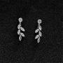 Roseeden Bridal Zirconia Necklace and Earrings Set CZ Wedding Jewelry for Brides and Bridesmaids RE8070