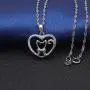 Kitty Cat Necklace for Women and Girls by Ginger Lyne Sterling Silver Heart Little Kitten Pendant Includes Rolo Chain Paw Print Collection Kitty Cat Necklace for Women and Girls by Ginger Lyne Sterling Silver Heart Little Kitten Pendant Includes Rolo Chain Paw Print Collection